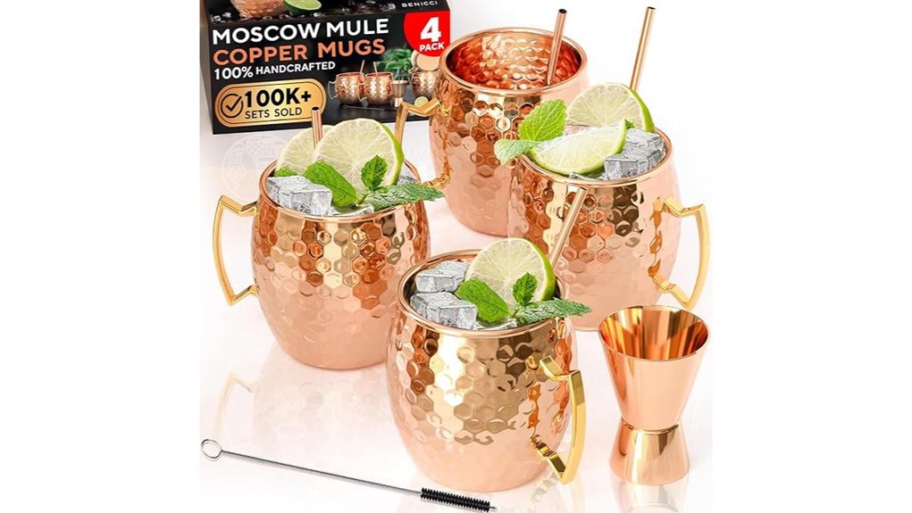 copper moscow mule mugs