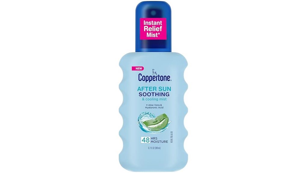 coppertone aloe hyaluronic mist