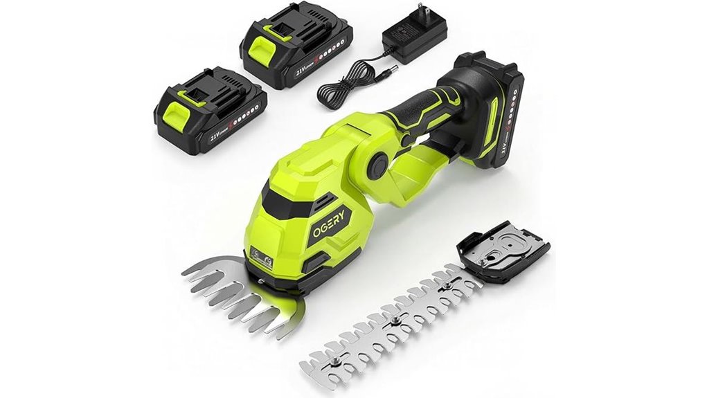 cordless 21v 2 in 1 trimmer