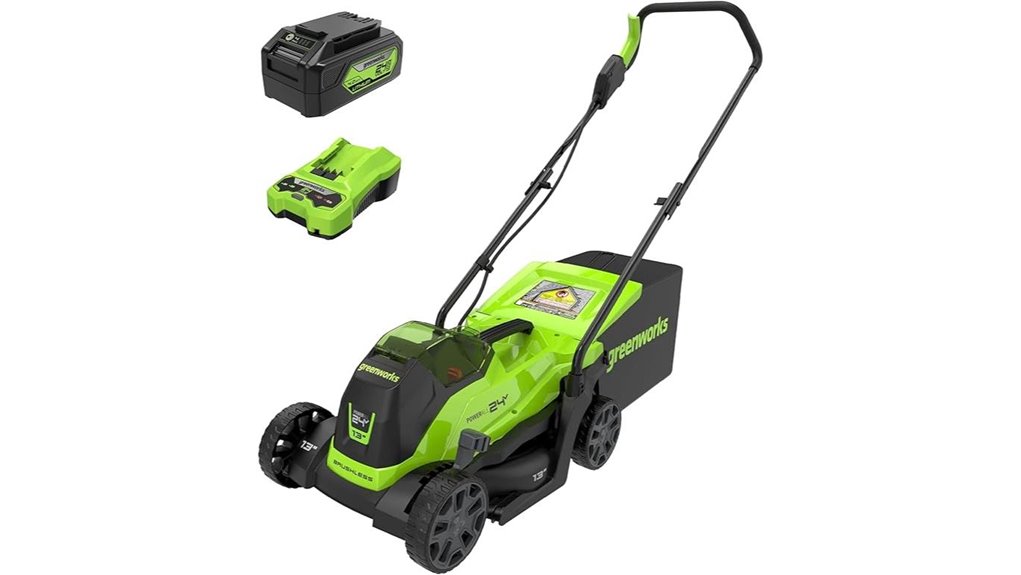 cordless 24 volt brushless mower