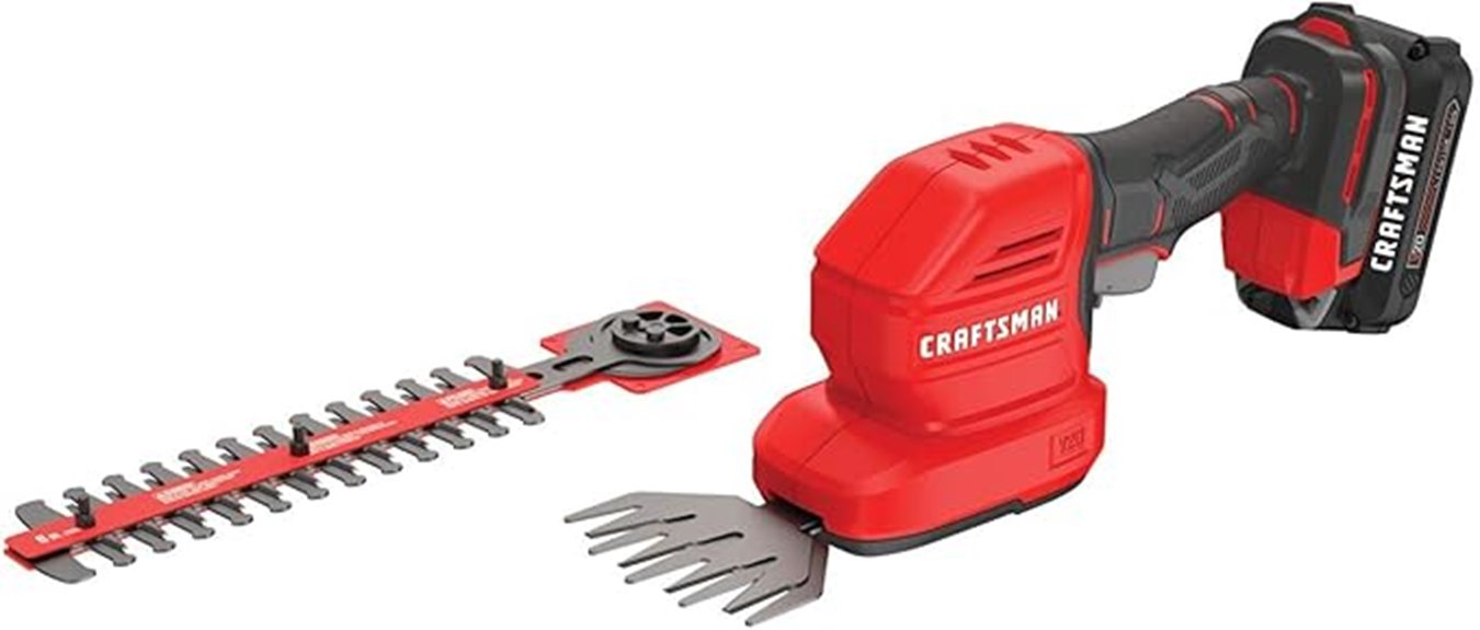 cordless 4 inch hedge trimmer