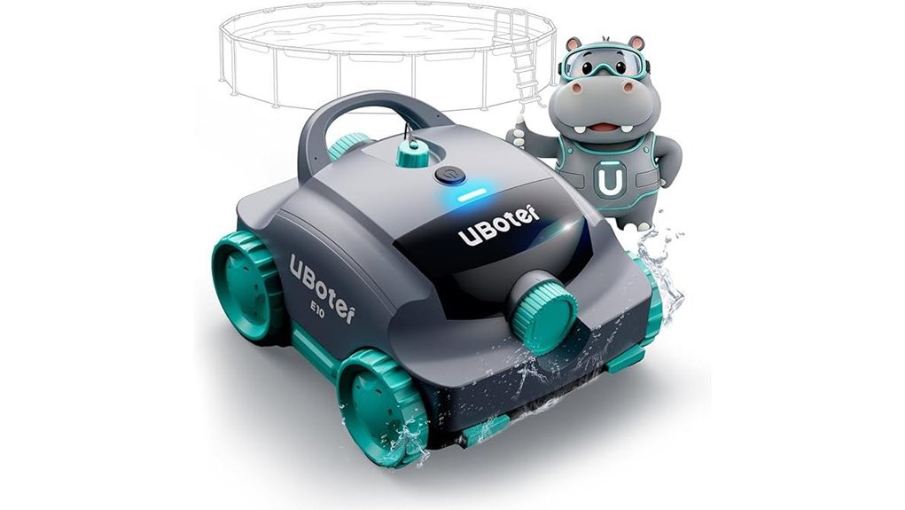 cordless robotic pool vacuum