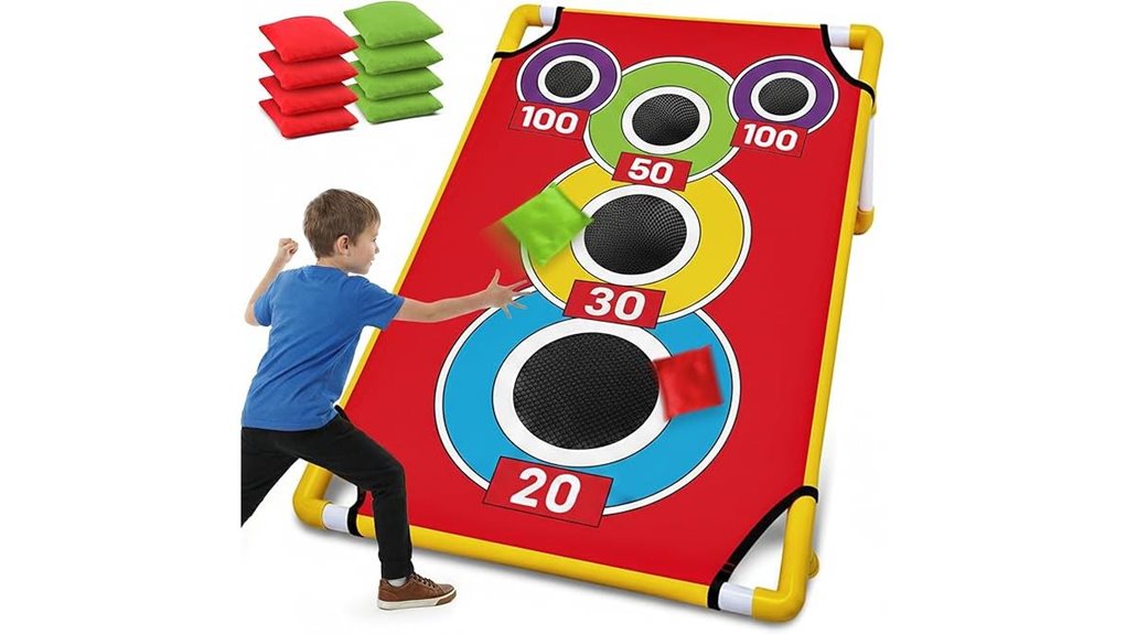 cornhole 8 bag board 21 plus