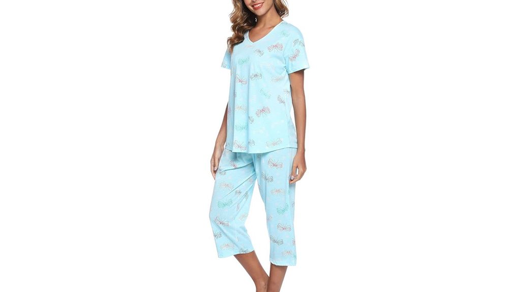 cotton capri pj set