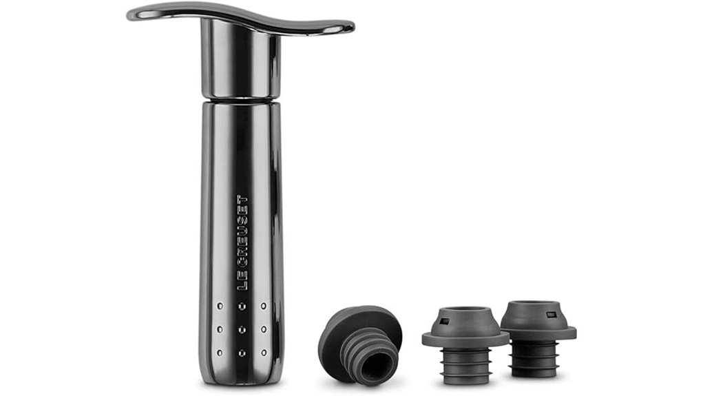 creuset black nickel pump