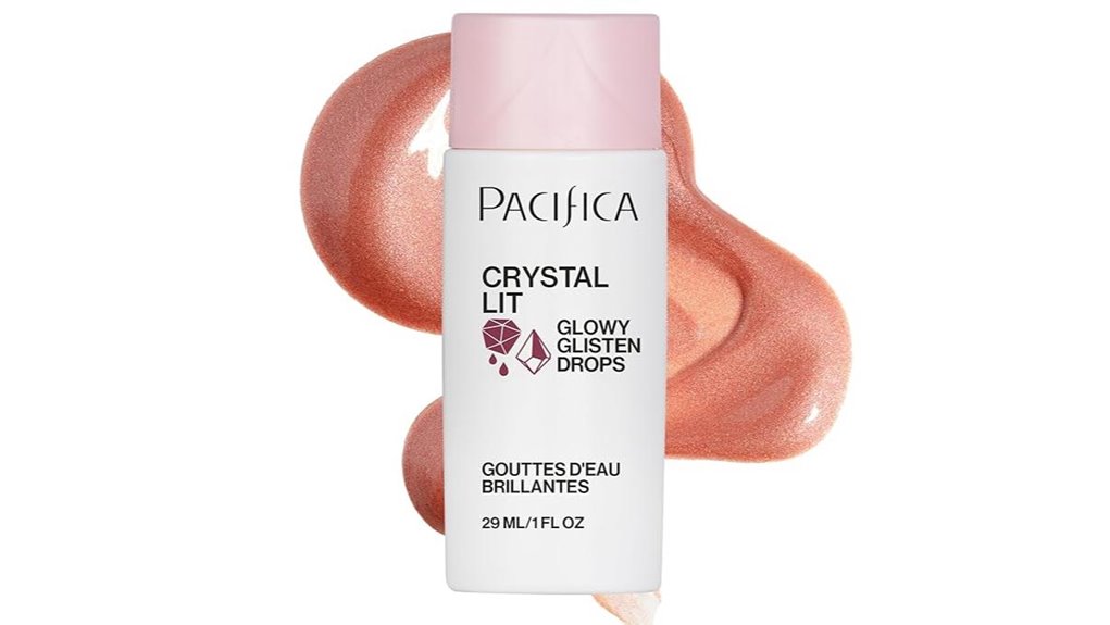 crystal glowy blush highlight