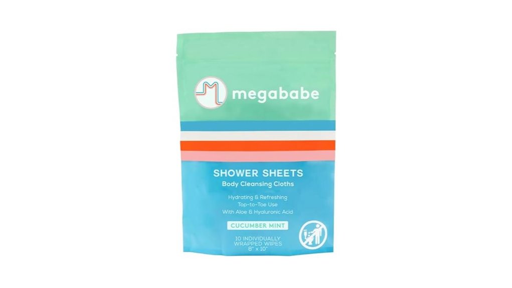 cucumber mint shower cloths