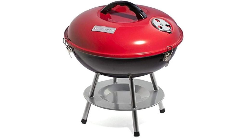 cuisinart 14 red charcoal