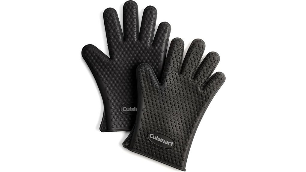 cuisinart heat resistant silicone gloves