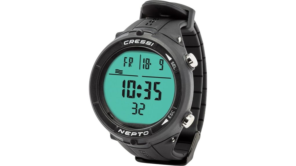custom cressi freediving wristwatch