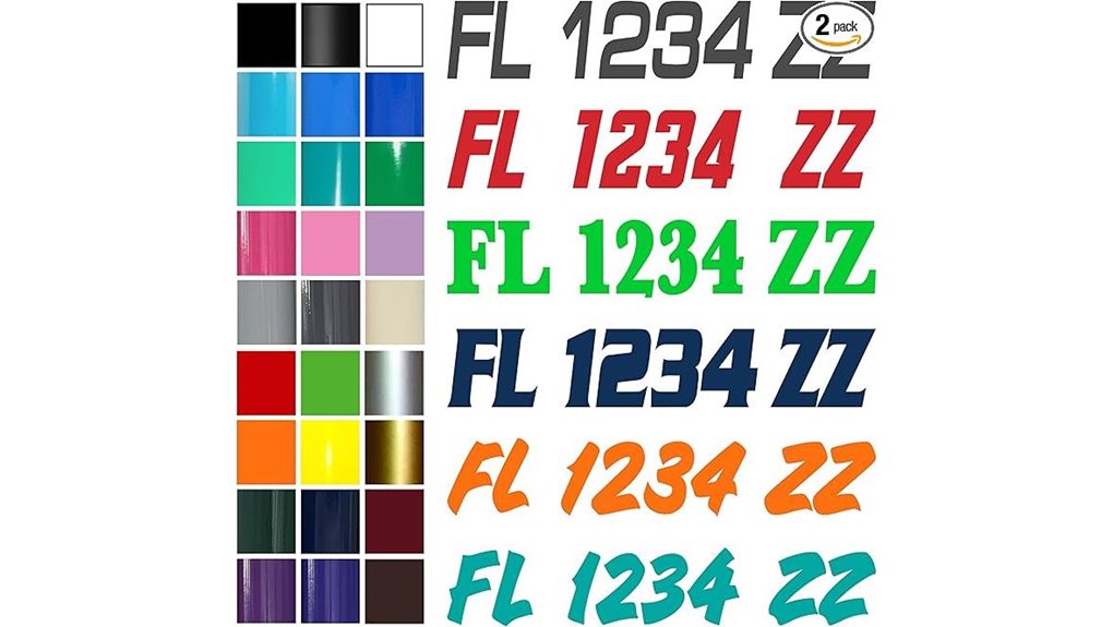 custom state boat stickers