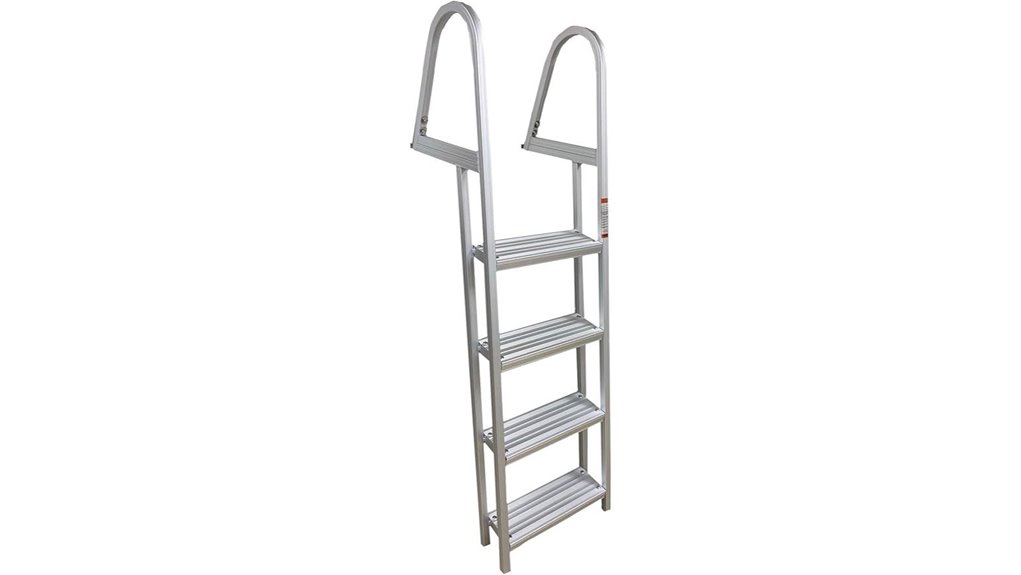 customs aluminum 4 step ladder