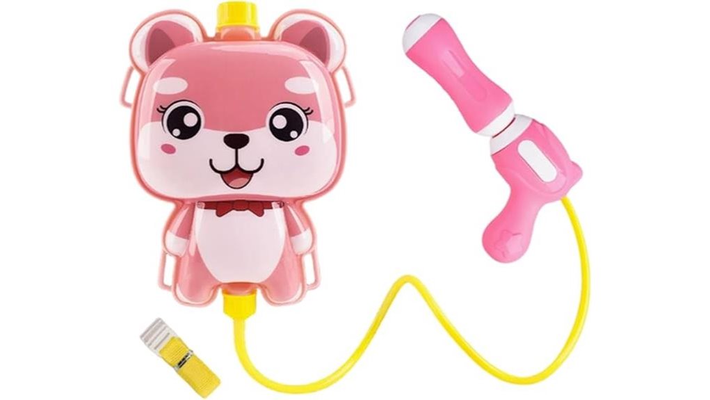 cute kids backpack watergun