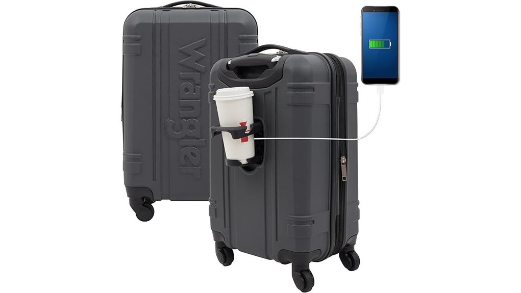 dark shadow 22 inch carry on