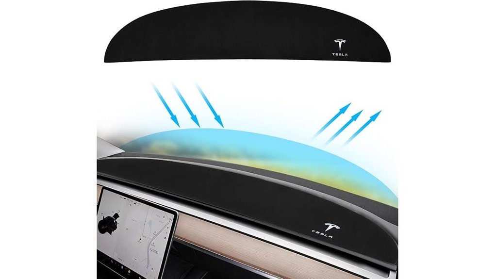 dashboard sunshade model 3y suede