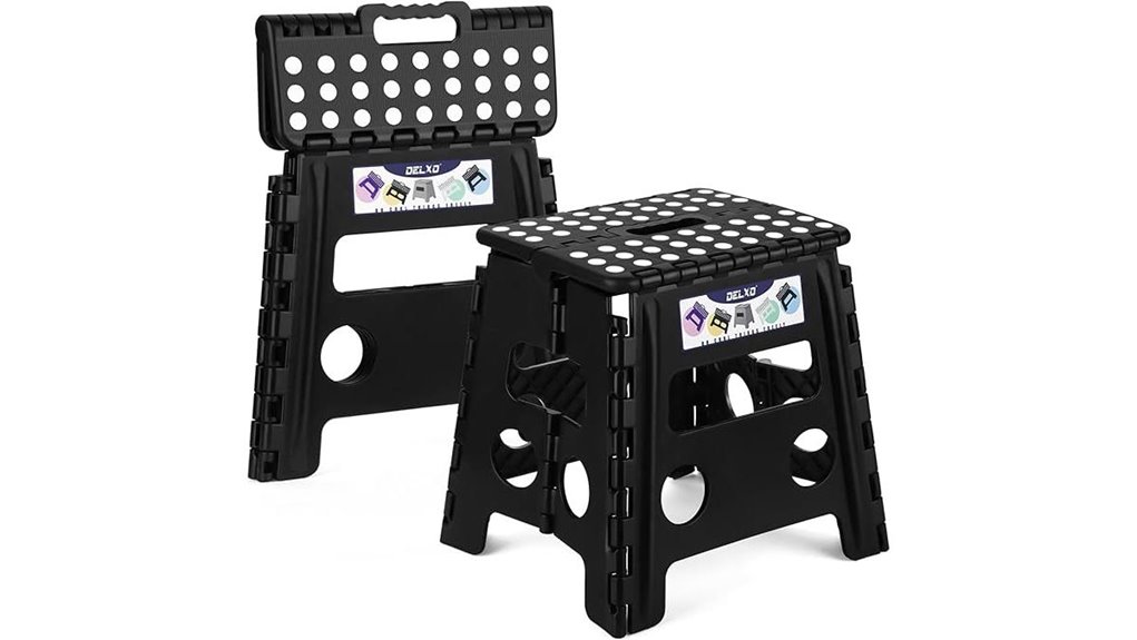 delxo 13 inch non slip stools
