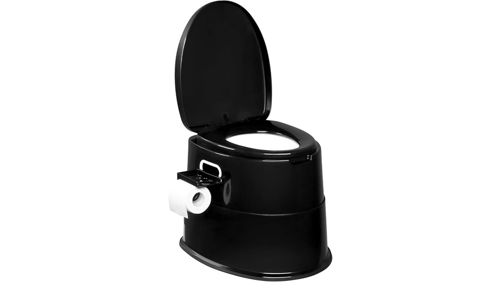 detachable bucket toilet holder
