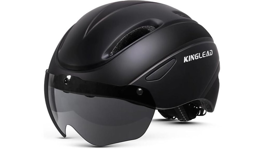 detachable magnetic goggles helmet
