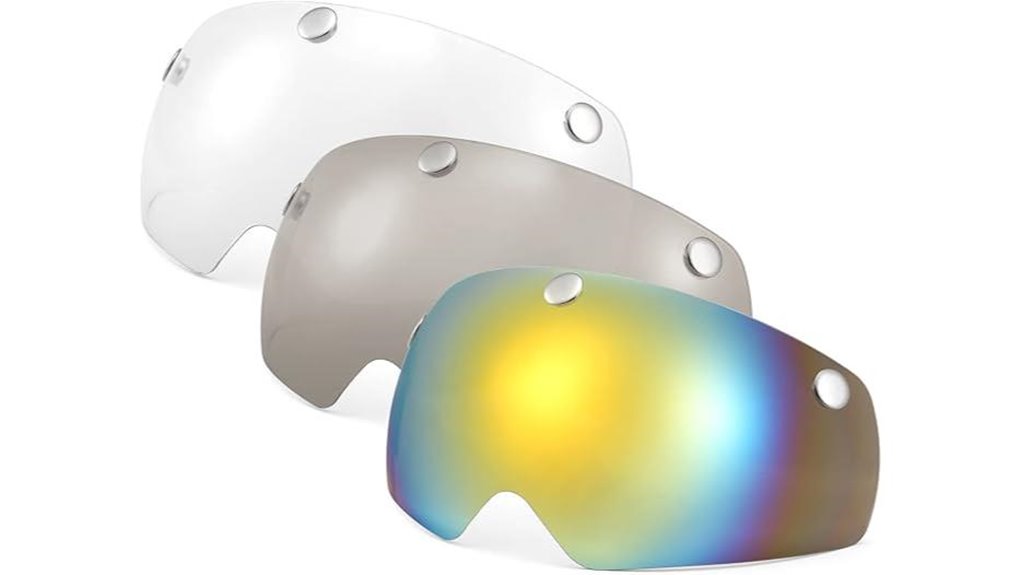 detachable magnetic helmet visor