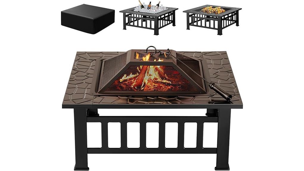devoko 32 inch covered pit