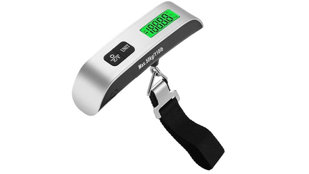 digital 110lb backlit scale