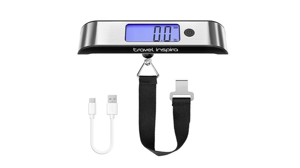 digital 110lb luggage scale