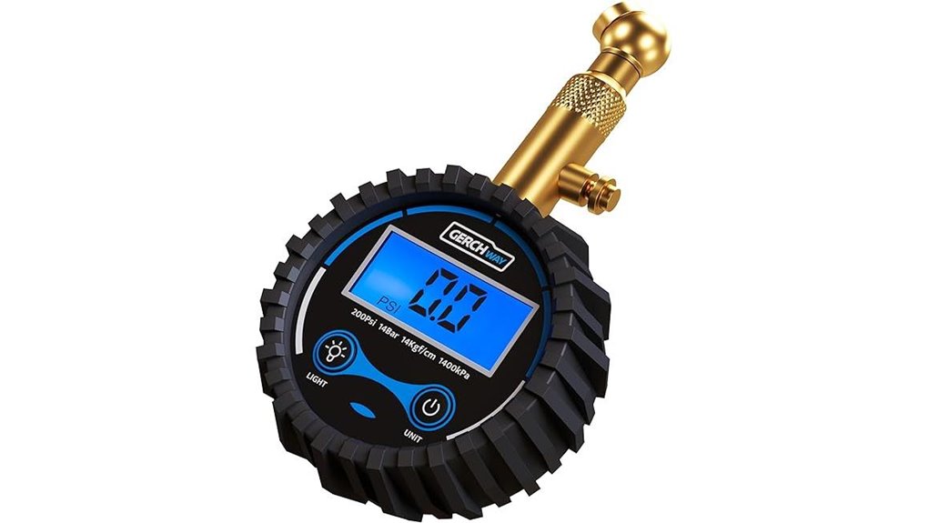 digital 200 psi gauge