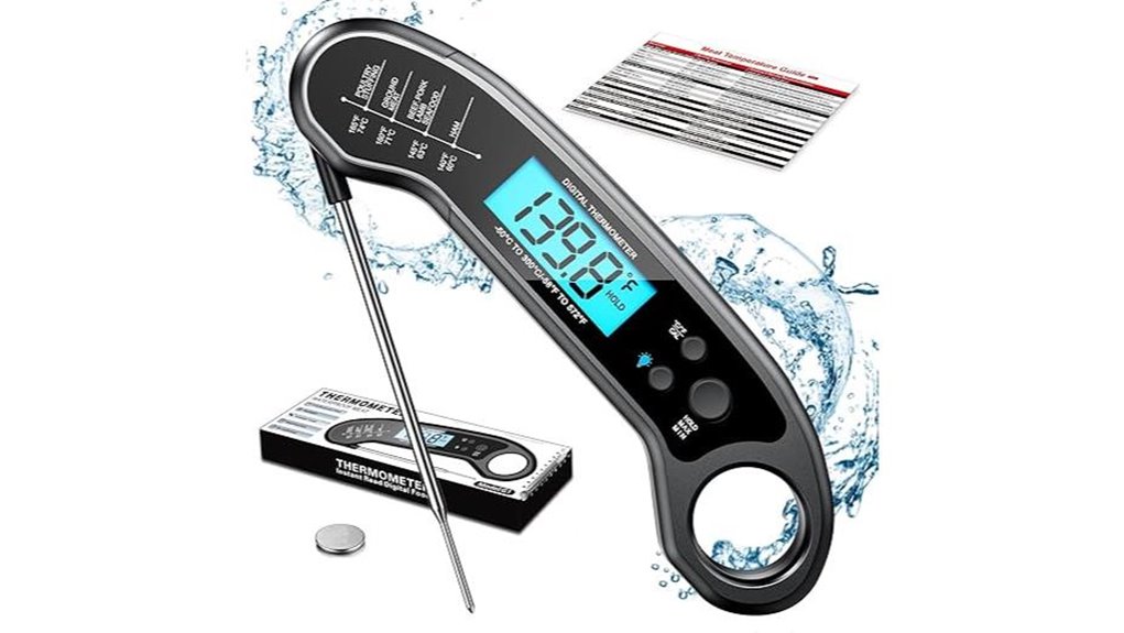 digital instant waterproof thermometer