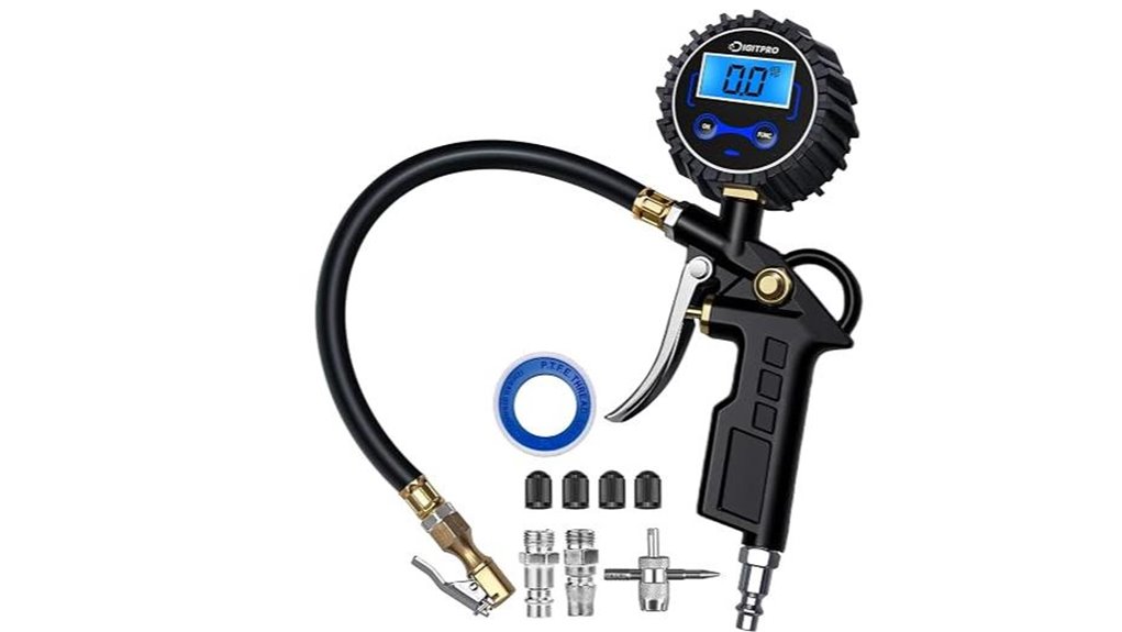 digital tire pressure inflator