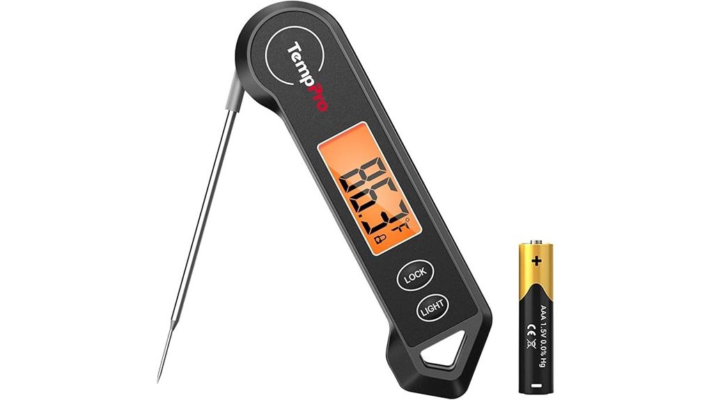 digital waterproof meat thermometer