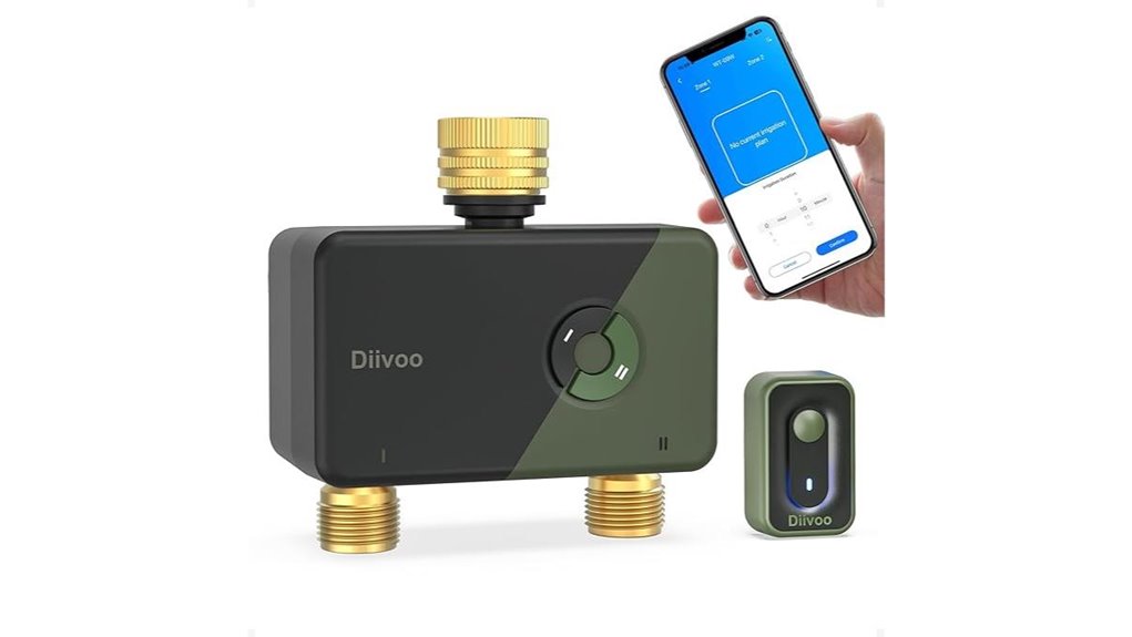 diivoo 2 zone alexa google timer