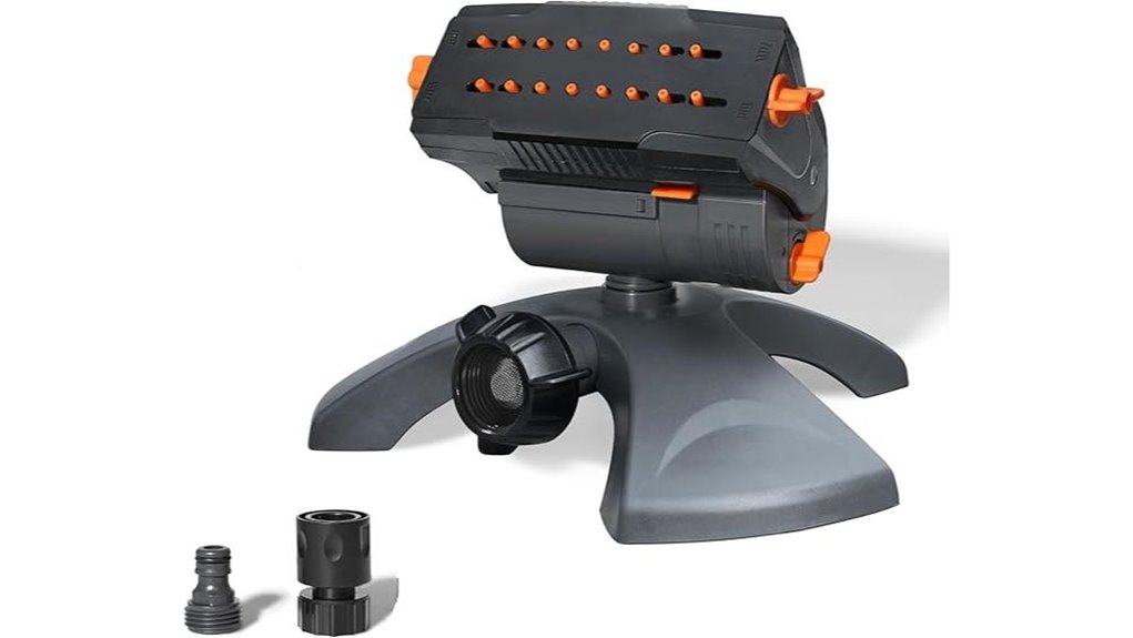 diivoo oscillating 16 nozzle sprinkler