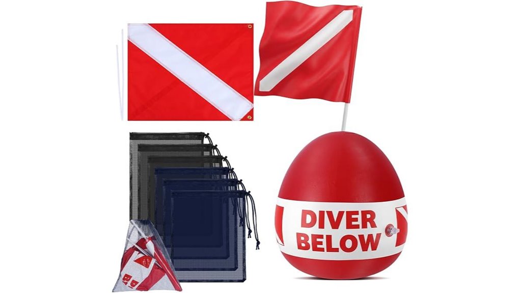 dive flag float bag