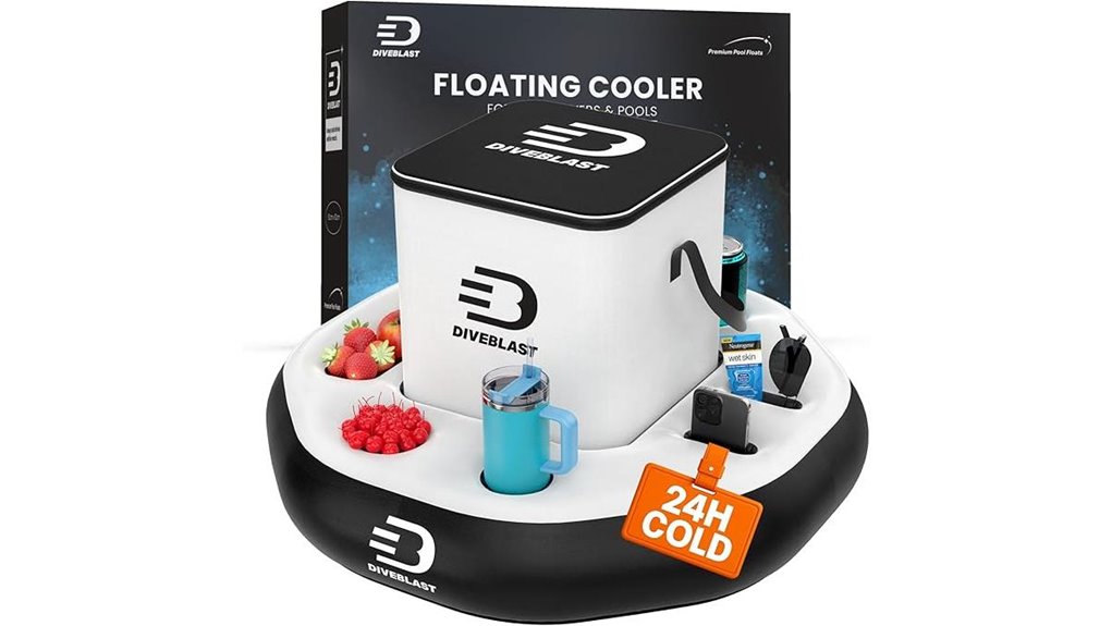 diveblast 24 can floating cooler