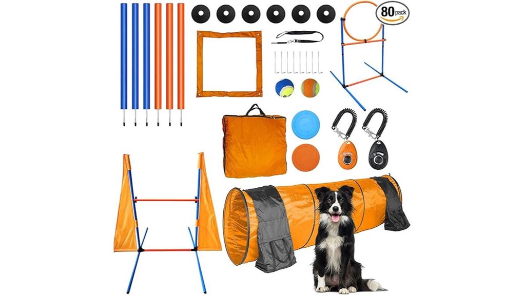 dog agility kit set