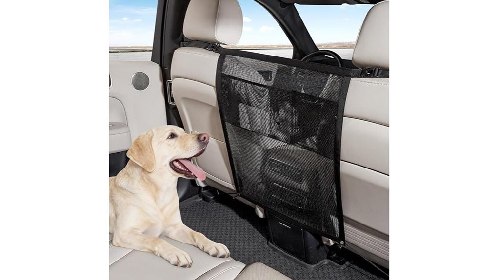 dog car net barrier