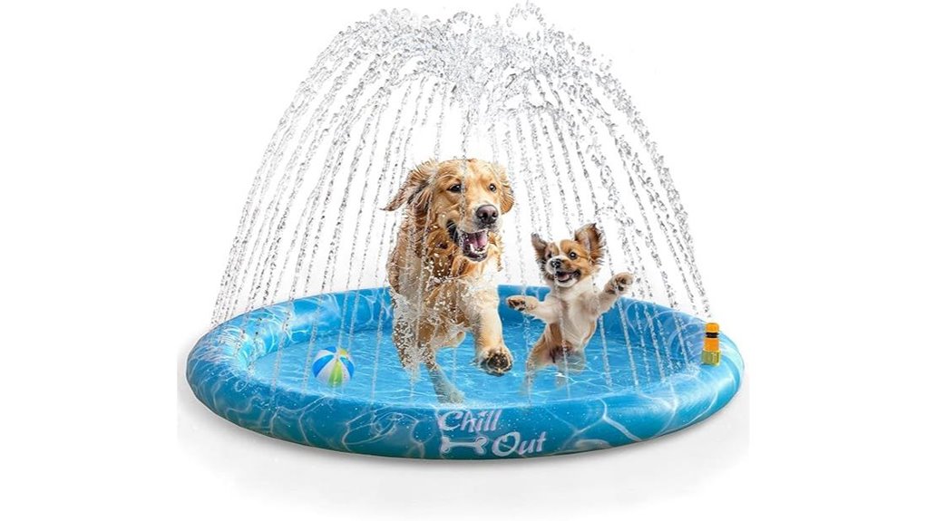 dog splash pad sprinkler