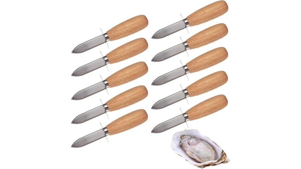 domg ten piece wooden shuckers