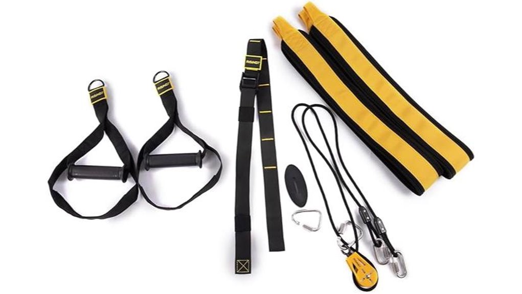 door anchored grip suspension system