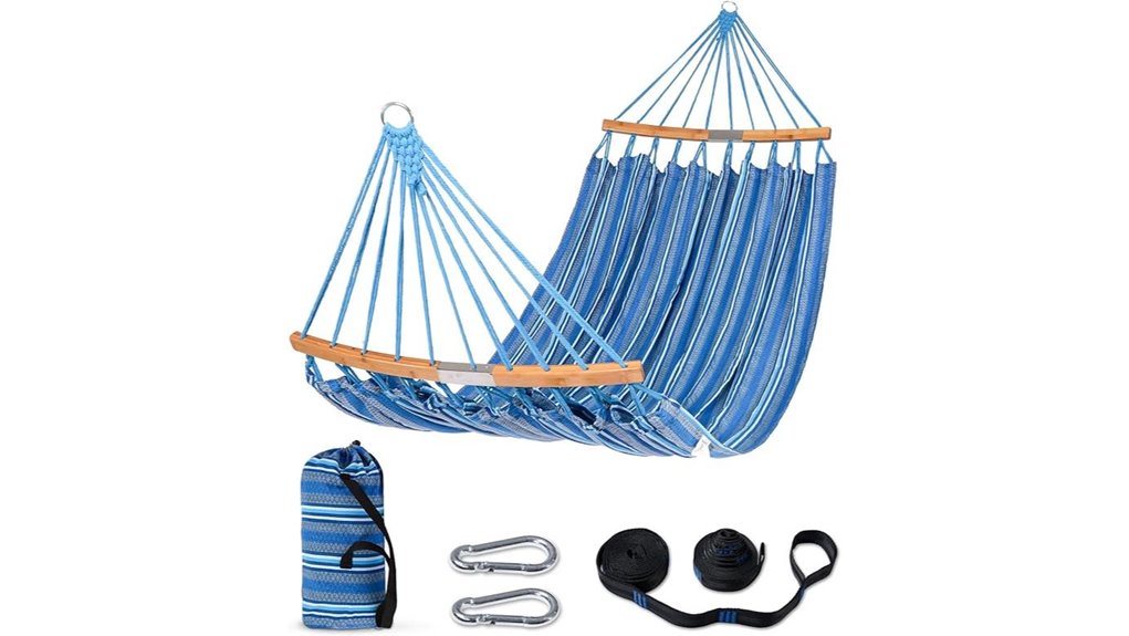 double blue hammock 450lbs