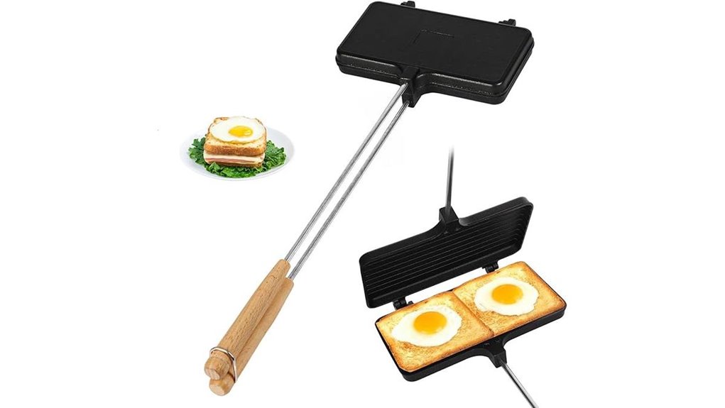double pie iron sandwich