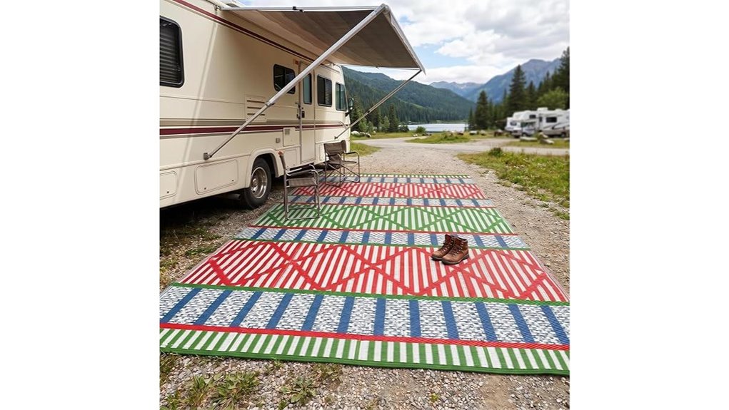 double sided waterproof outdoor rug