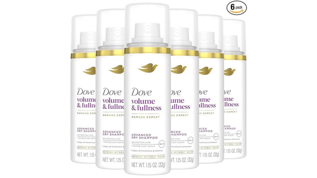 dove 6 pack dry shampoo