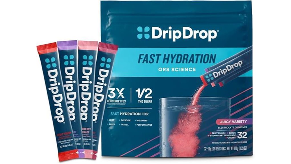 dripdrop juicy 32 stick packets