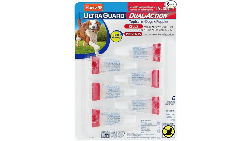 dual action flea tick treatment