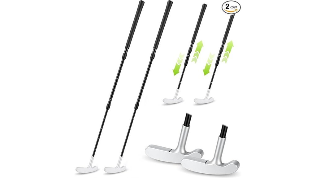 dual adjustable ambidextrous putters