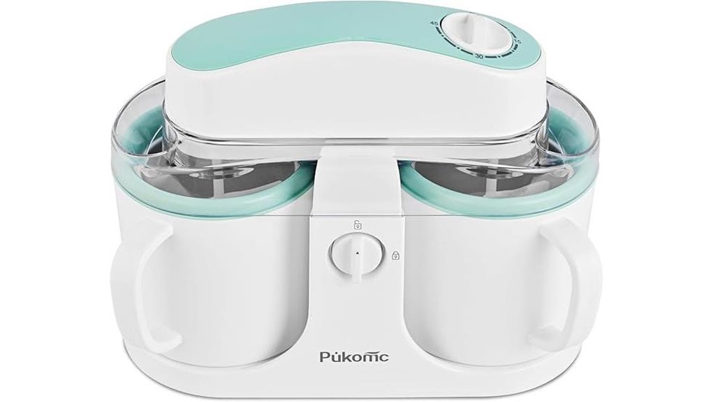 dual bowl easy clean maker