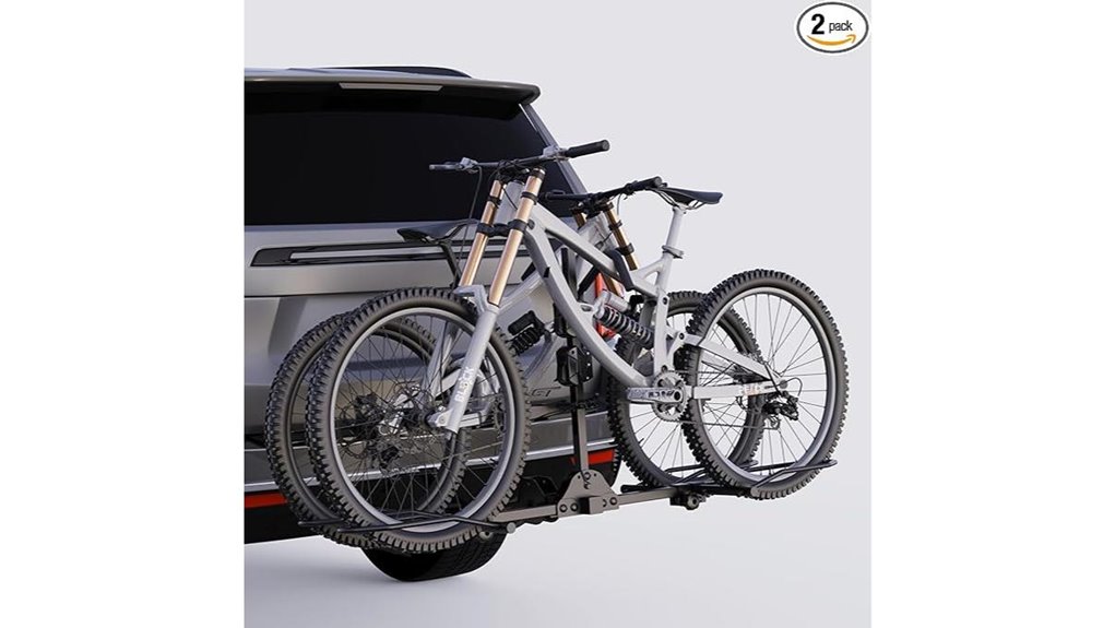 dual e bike hitch rack