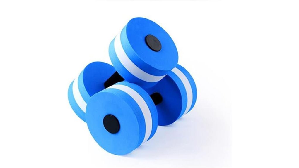 dual floating water dumbbells