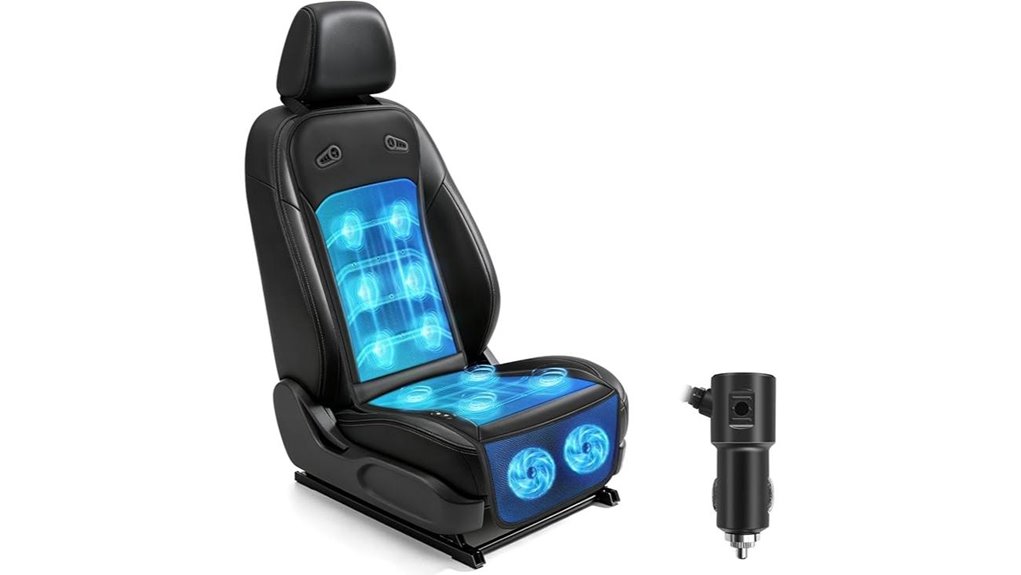 dual function cooling massage cushion